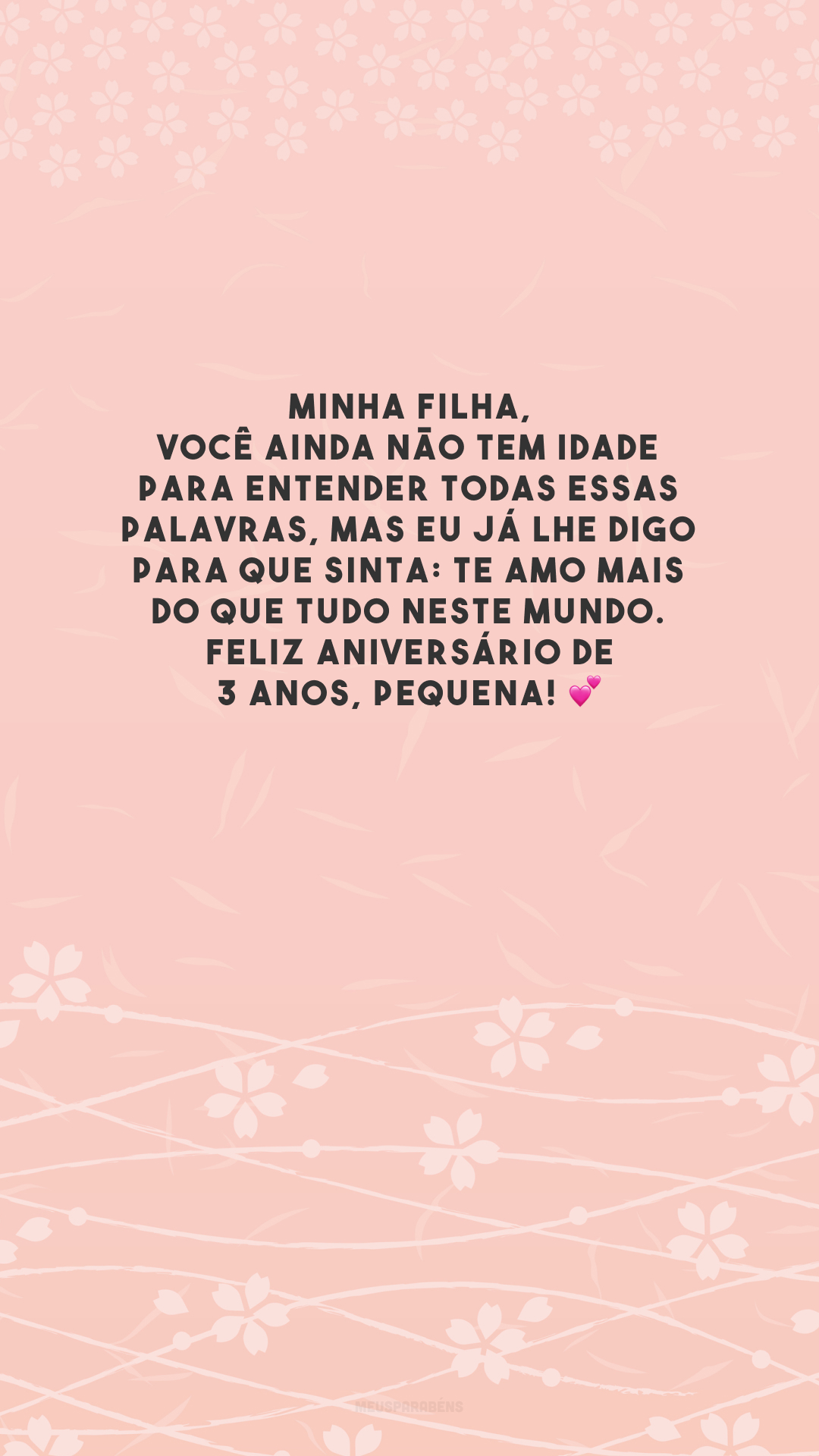 30 frases de aniversário para filha de 3 anos que vão marcar este dia