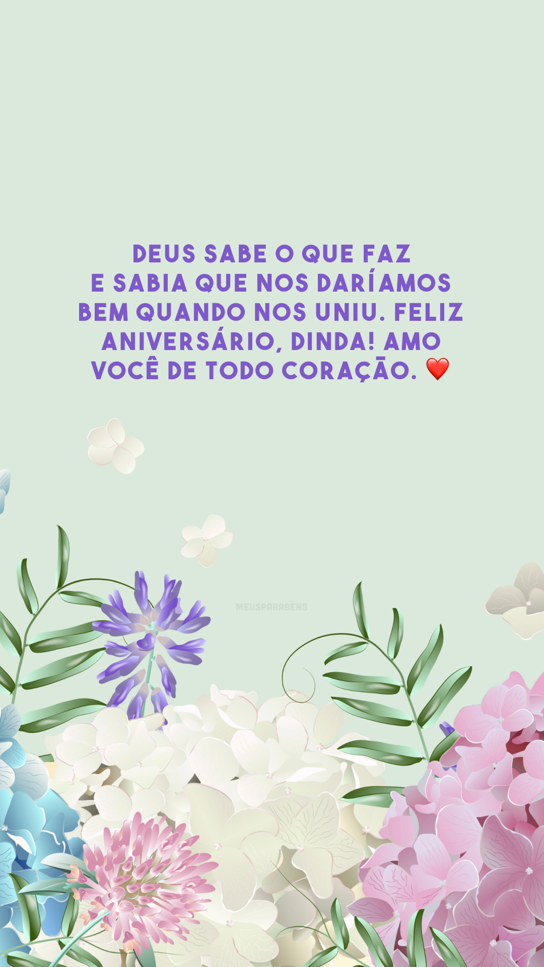 Deus sabe o que faz e sabia que nos daríamos bem quando nos uniu. Feliz aniversário, dinda! Amo você de todo coração. ❤️