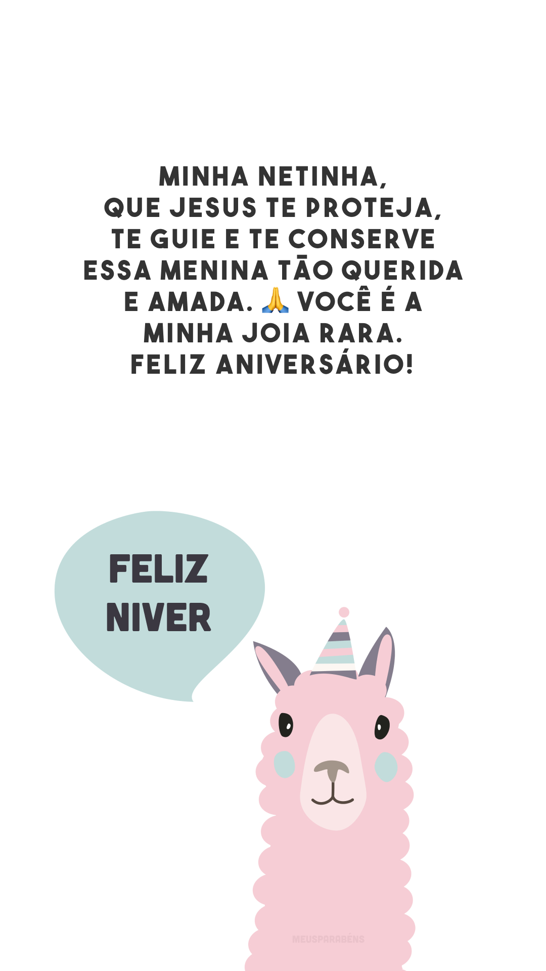 Parabéns, netinha querida! Que você continue sendo essa garota sonhadora, corajosa e carinhosa. Sou muito feliz por te ter na minha vida! 👏