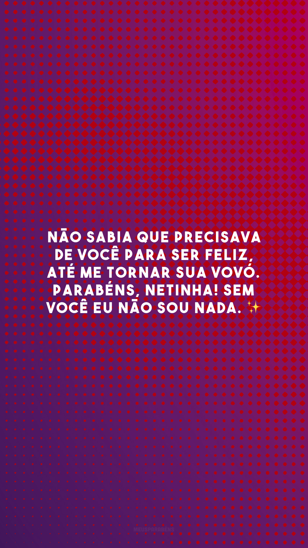 Minha netinha, posso esquecer de tudo, menos do quanto você é especial para mim. Feliz aniversário! Te levarei para sempre no meu coração. ❤️