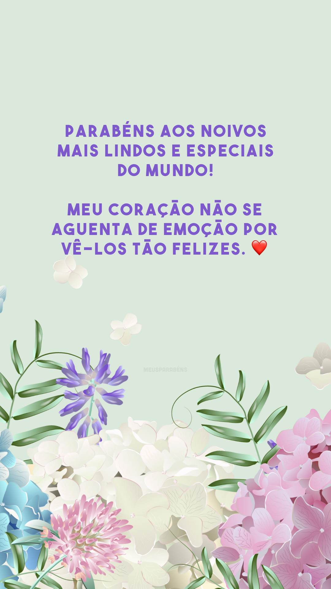 Parabéns aos noivos mais lindos e especiais do mundo! Meu coração não se aguenta de emoção por vê-los tão felizes. ❤️